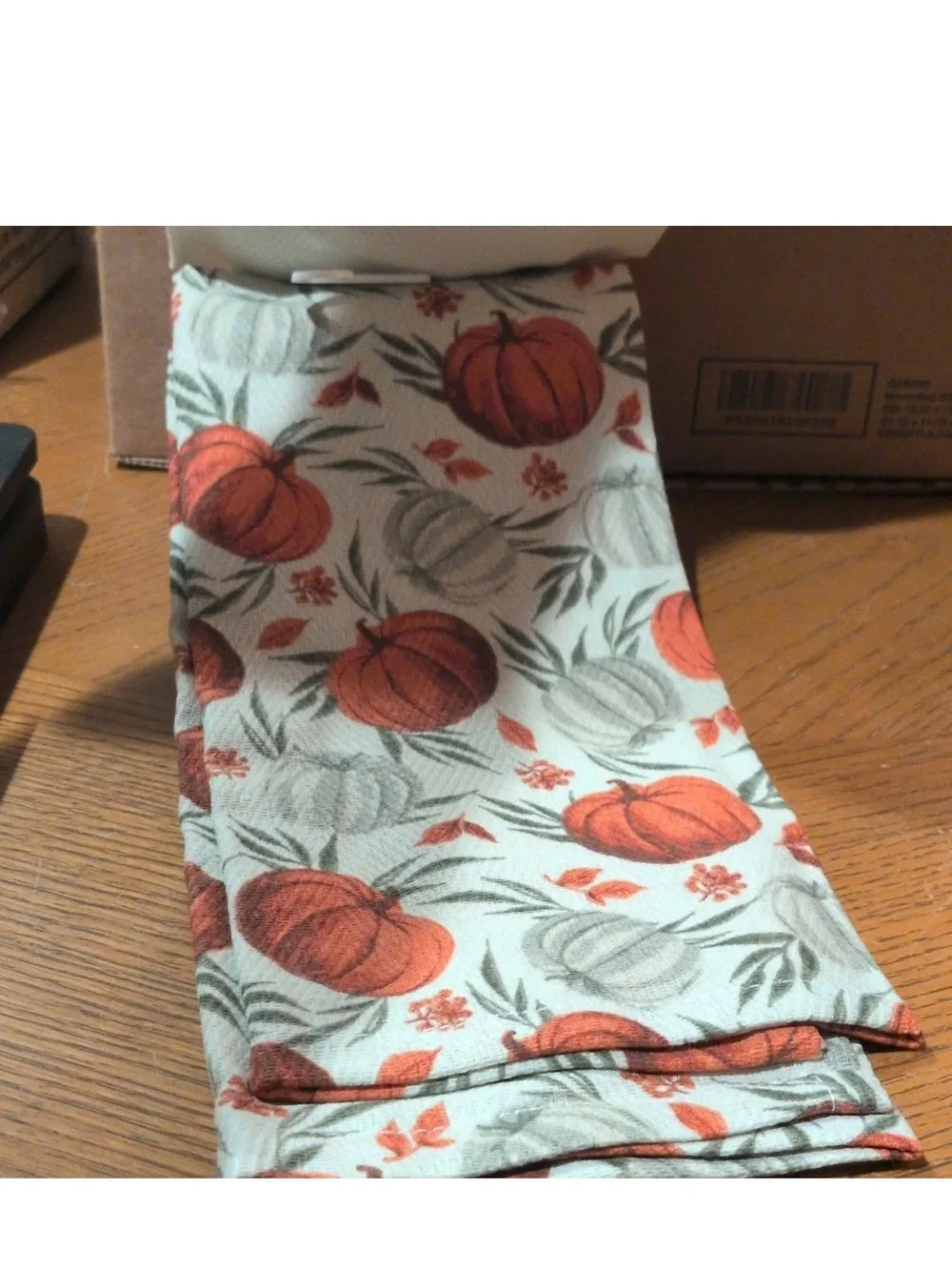 'Give Thanks' Pumpkin Kitchen Towels - Set
